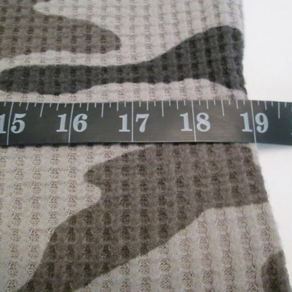 North River Waffle Knit Printed Cowl Neck Shirt - Long Sleeve-Cloudburst-S-NWT - Picture 9 of 13
